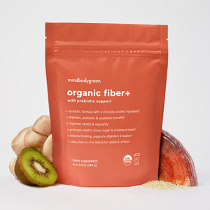 organic fiber+ with prebiotic support