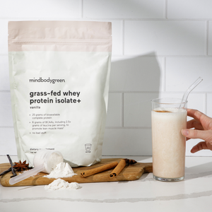 grass-fed whey protein isolate+ with complete aminos